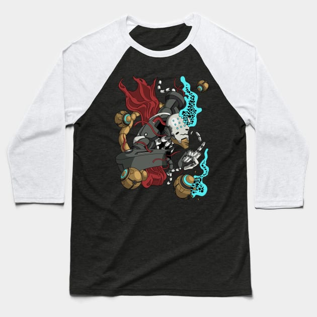 Damaged Zenyatta Baseball T-Shirt by nextodie